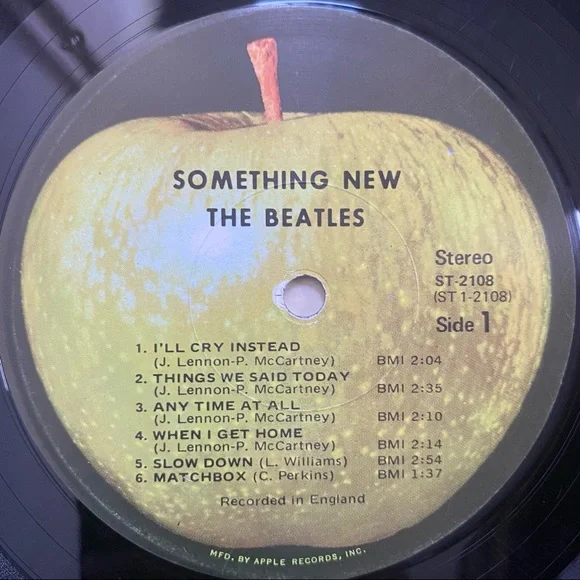 The Beatles Something New Vinyl Record - Picture 5 of 7